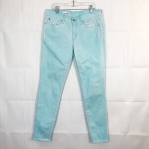 GAP Legging Jean Sky Blue Mid-Rise Wash Jeans Size 28
